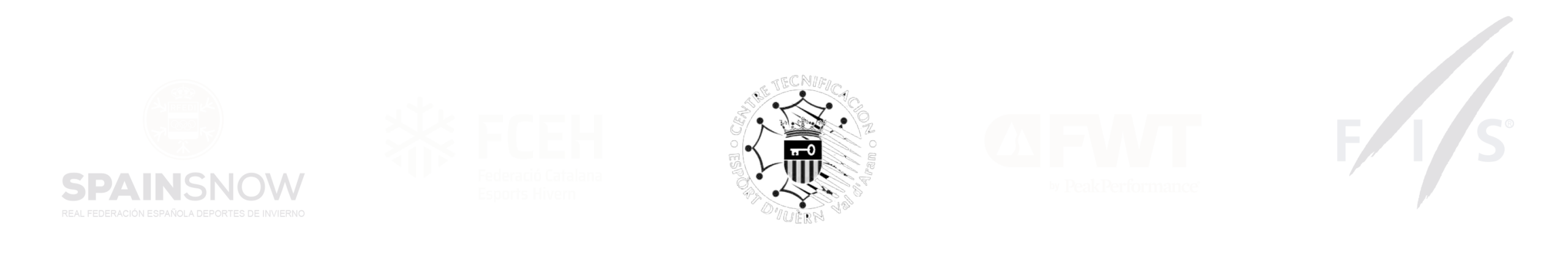 Logos de las instituciones y federaciones colaboradoras